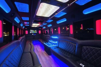 Clarksville Limousine Bus Interior