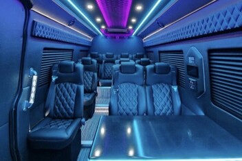 Clarksville Sprinter Bus Interior
