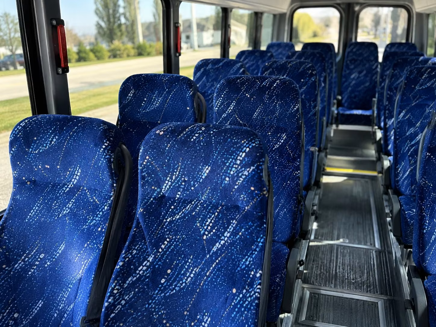 15 passenger minibus inside