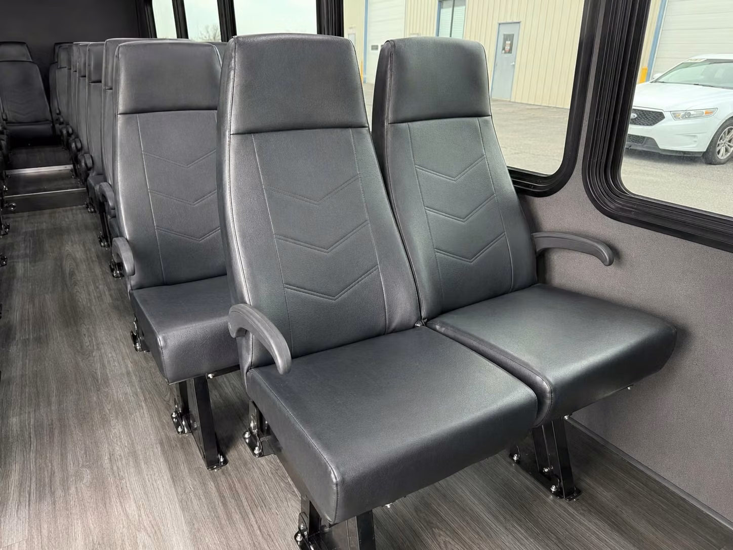 15 passenger minibus interior