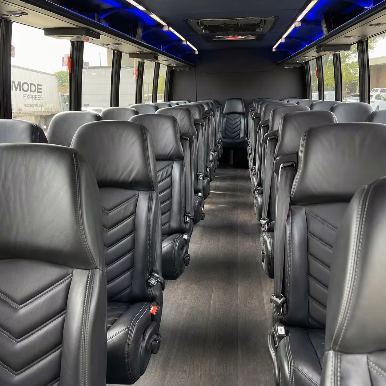 30 passenger minibus interior